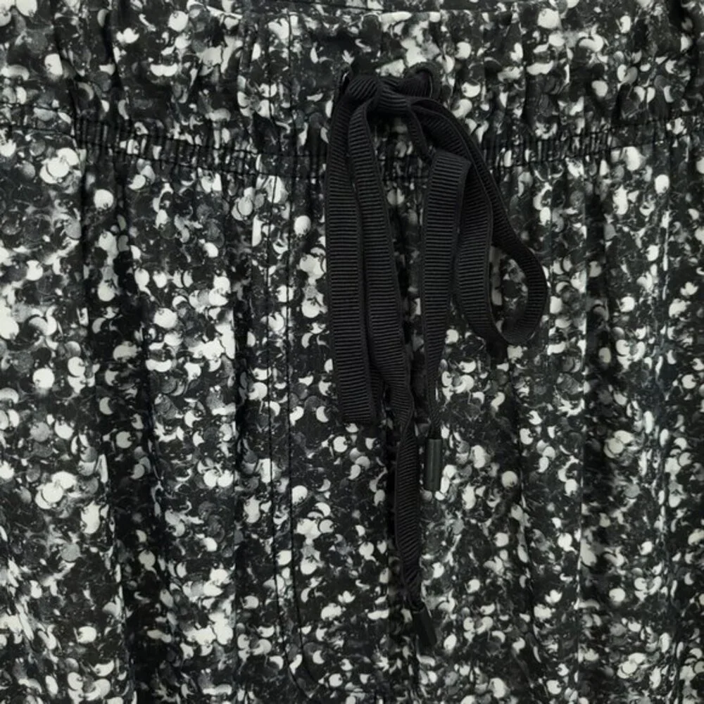 Lululemon Jet Crop XL/XXL Shimmy Shimmer Black White